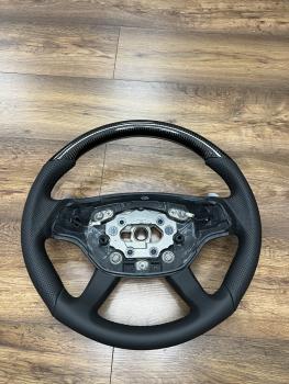 MB W211 W209 umbau auf Carbon Lenkrad mit LED Anzeige C58